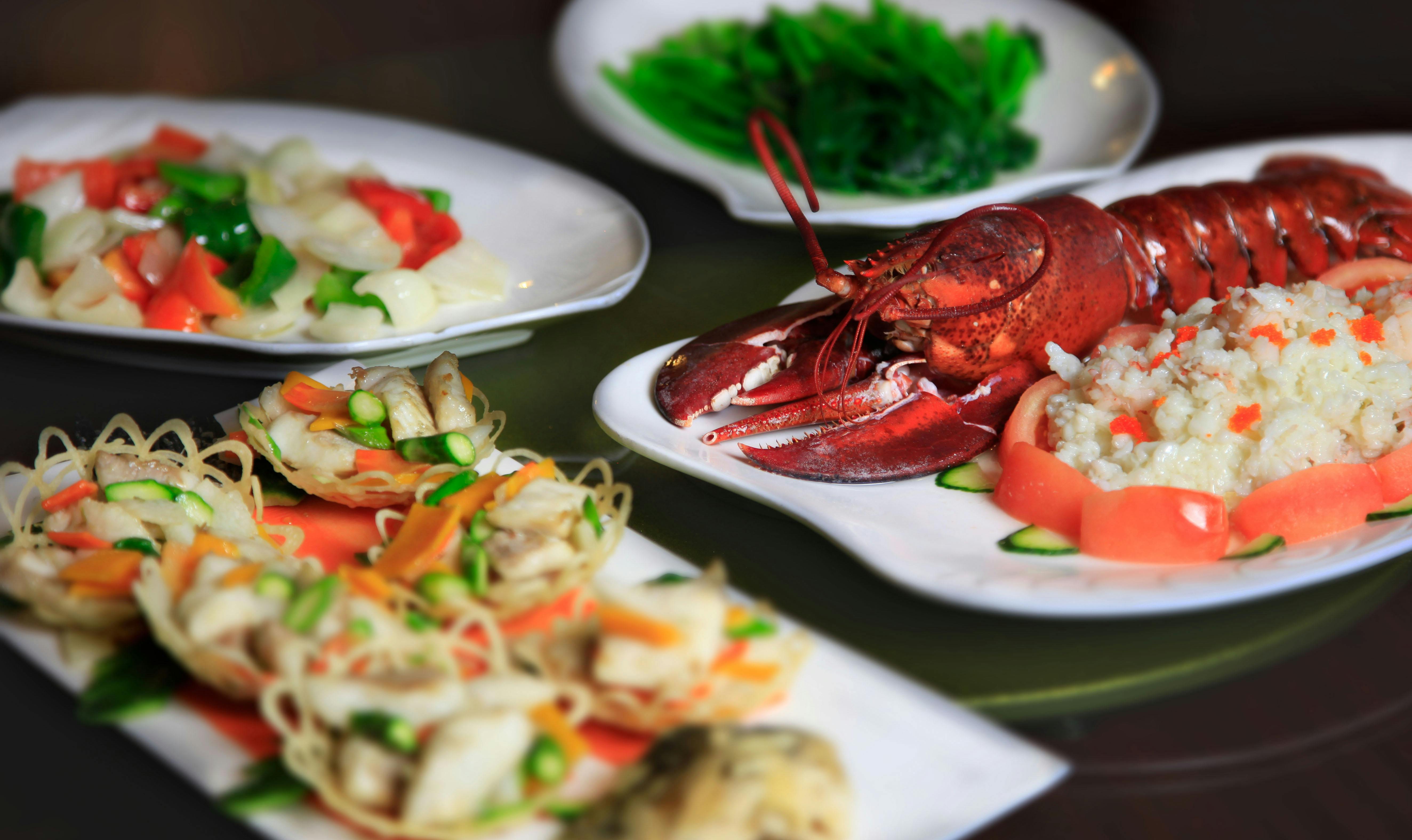 Fresh seafood